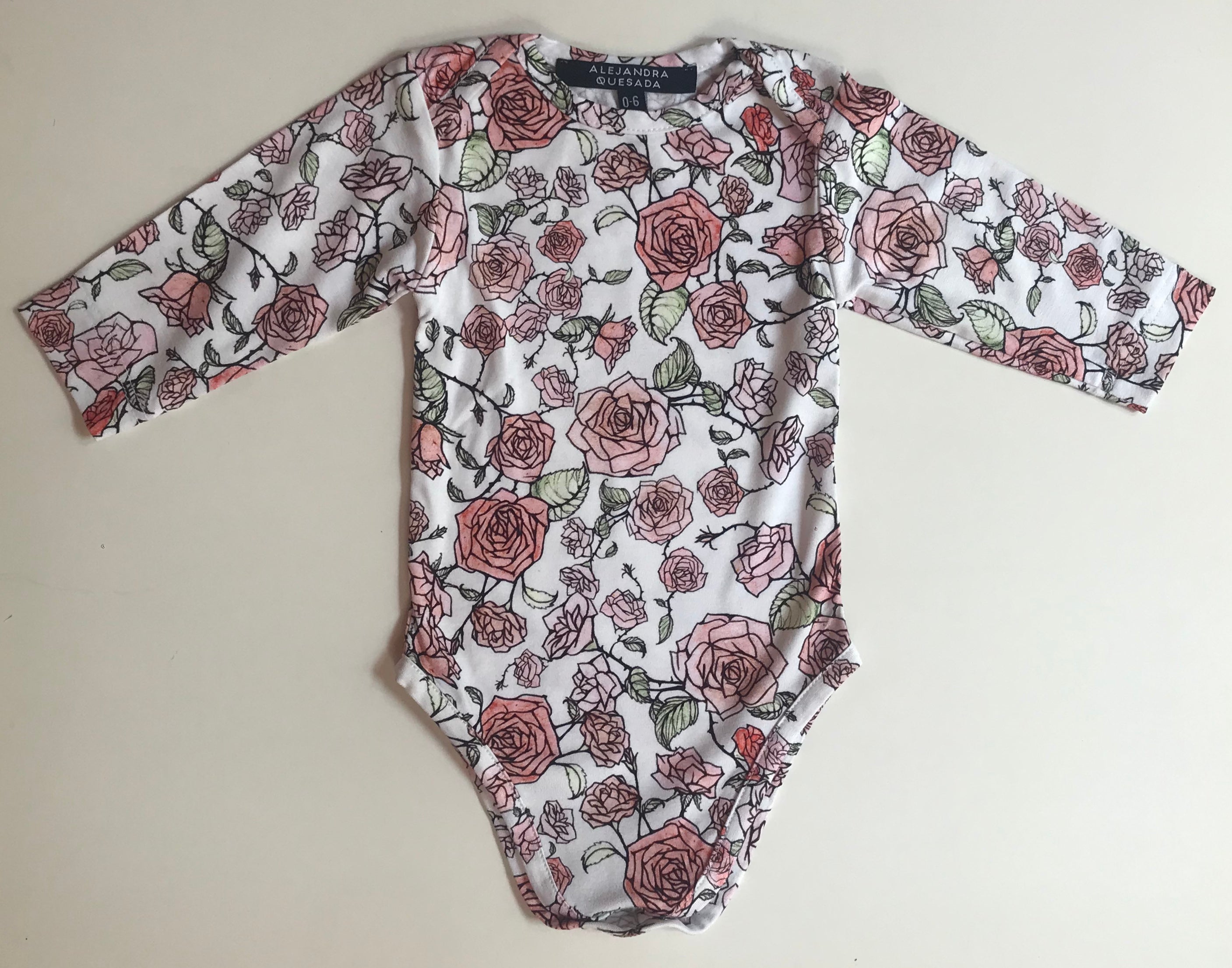 Body estampado Rosas