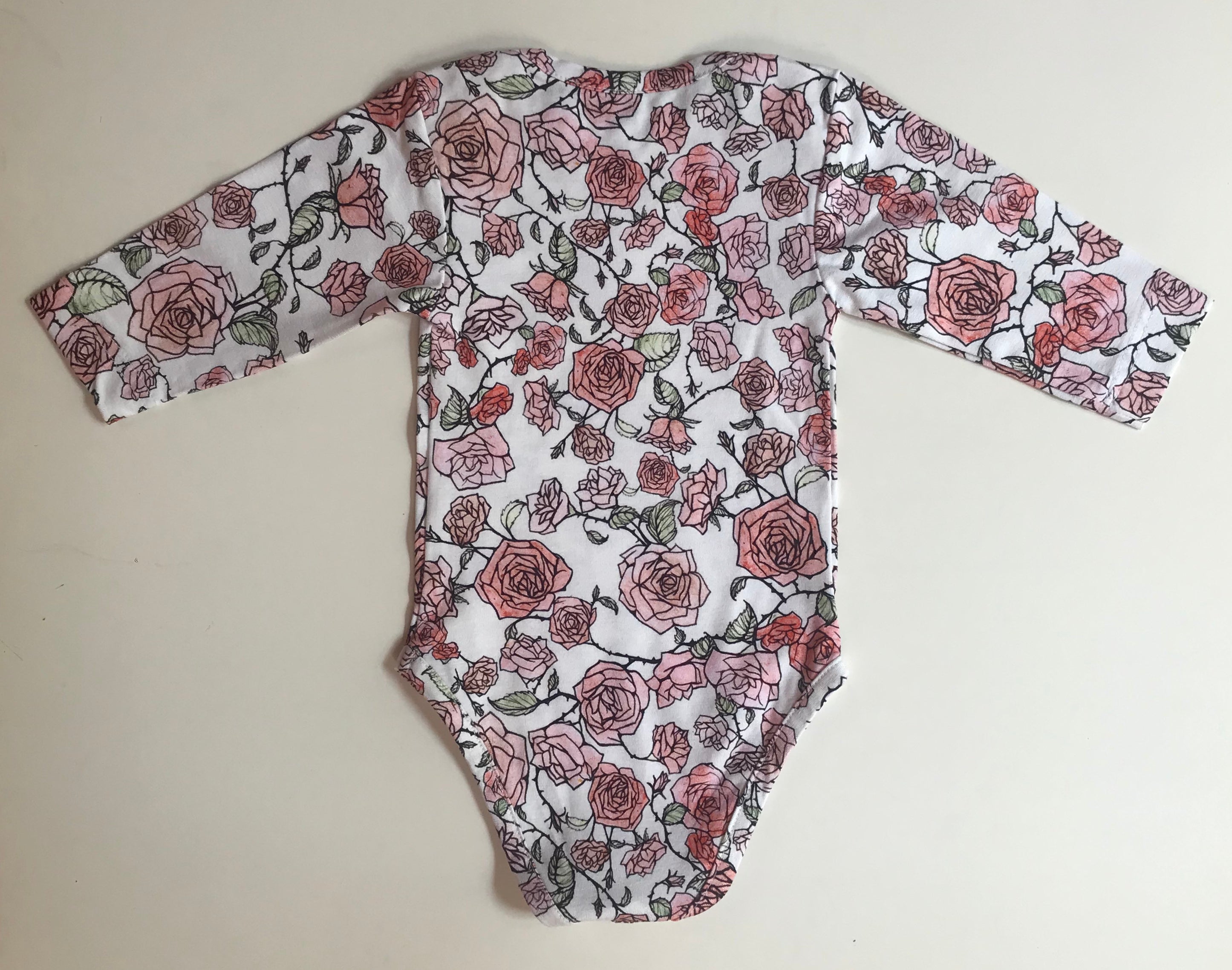 Body estampado Rosas