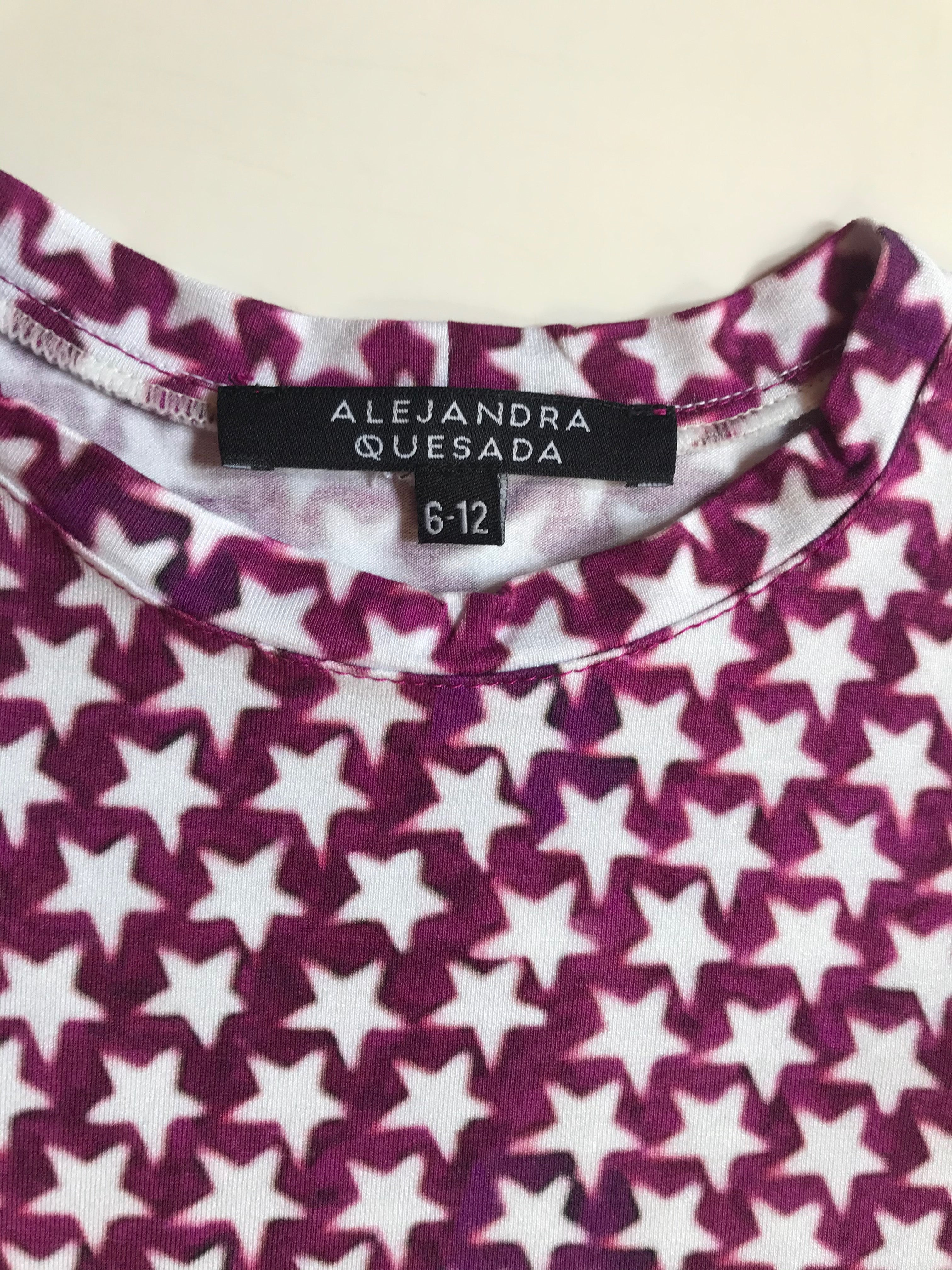 T-shirt  estampado Estrellas moradas