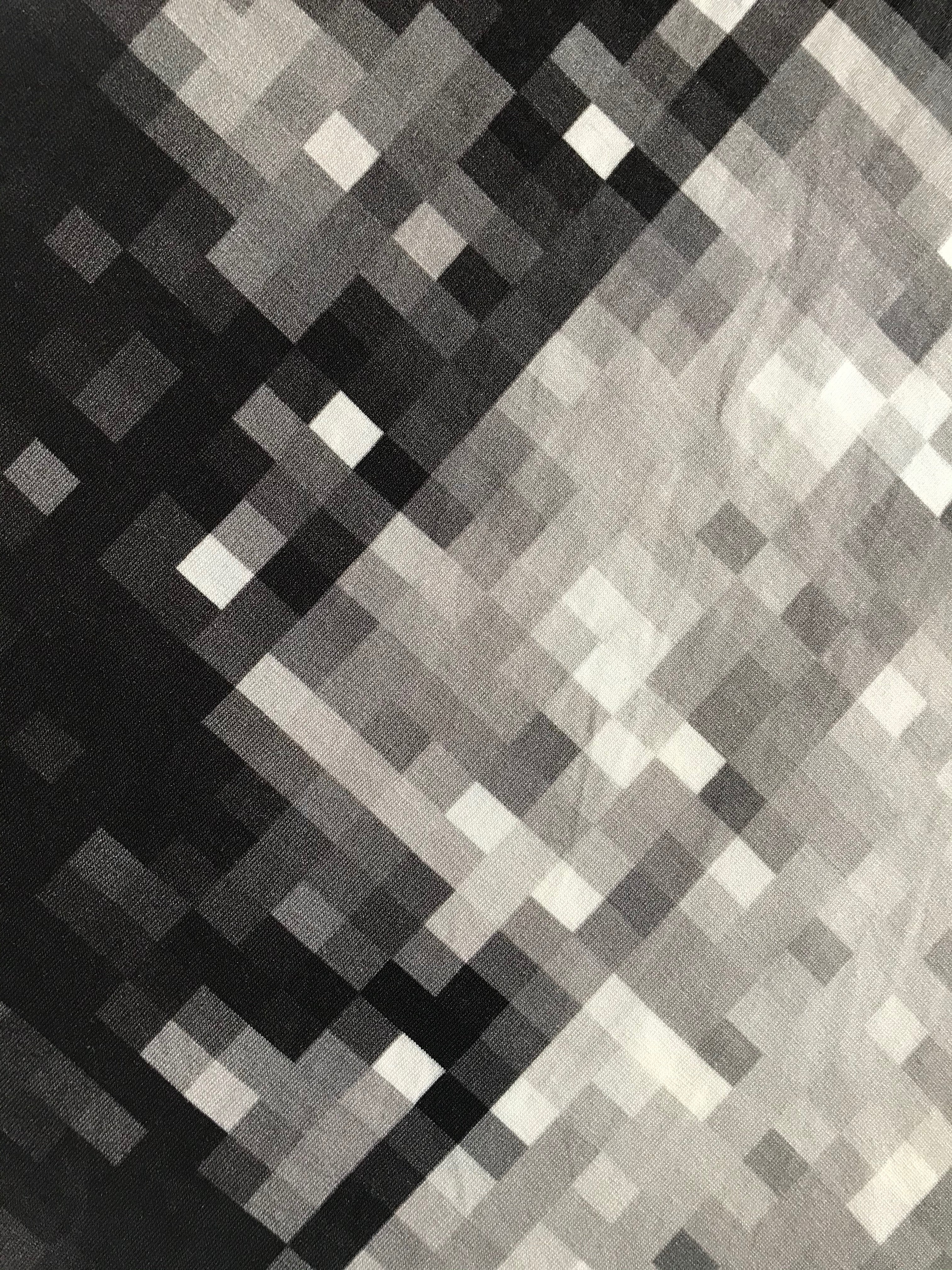 Babero estampado Pixeles negros