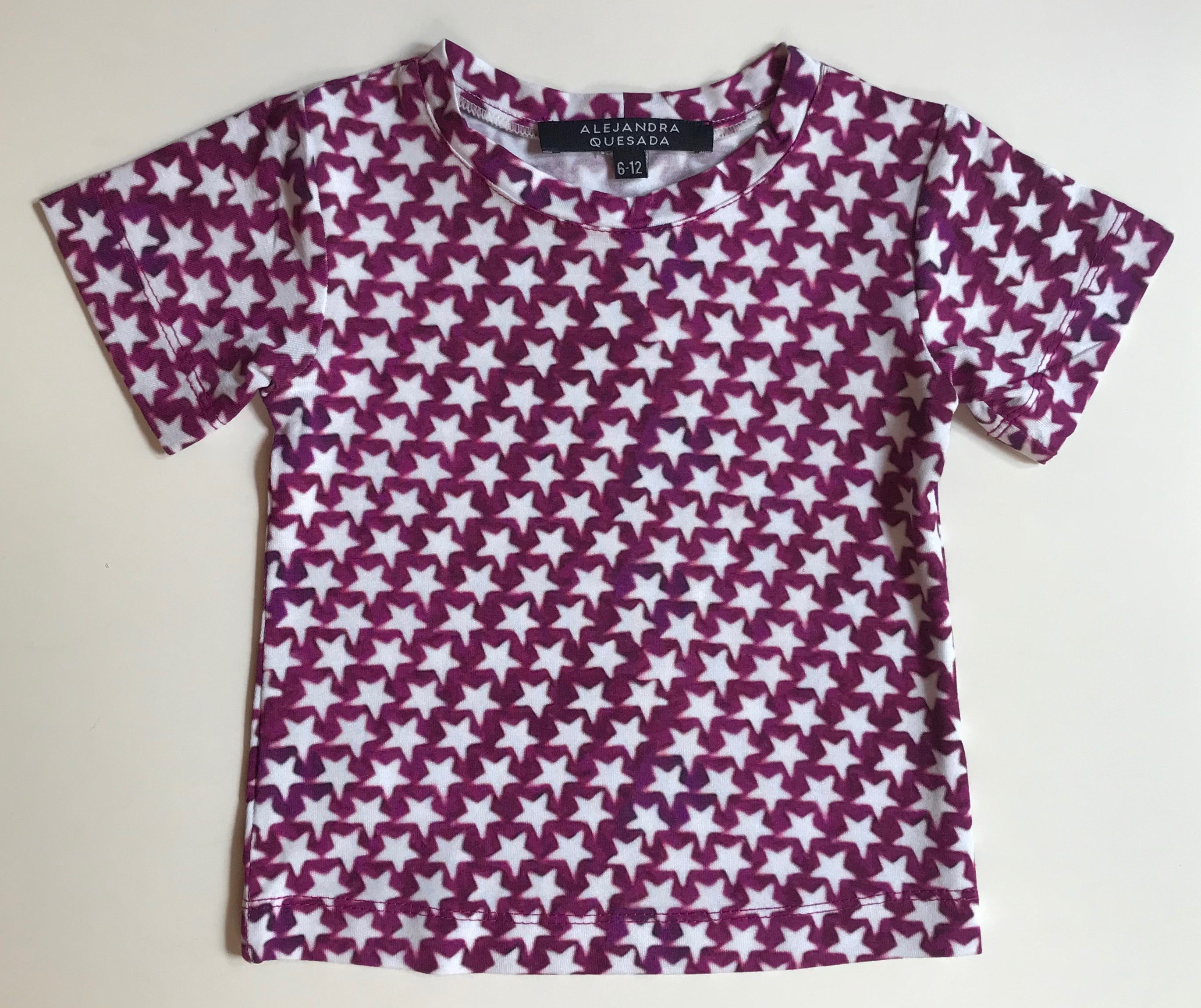 T-shirt  estampado Estrellas moradas