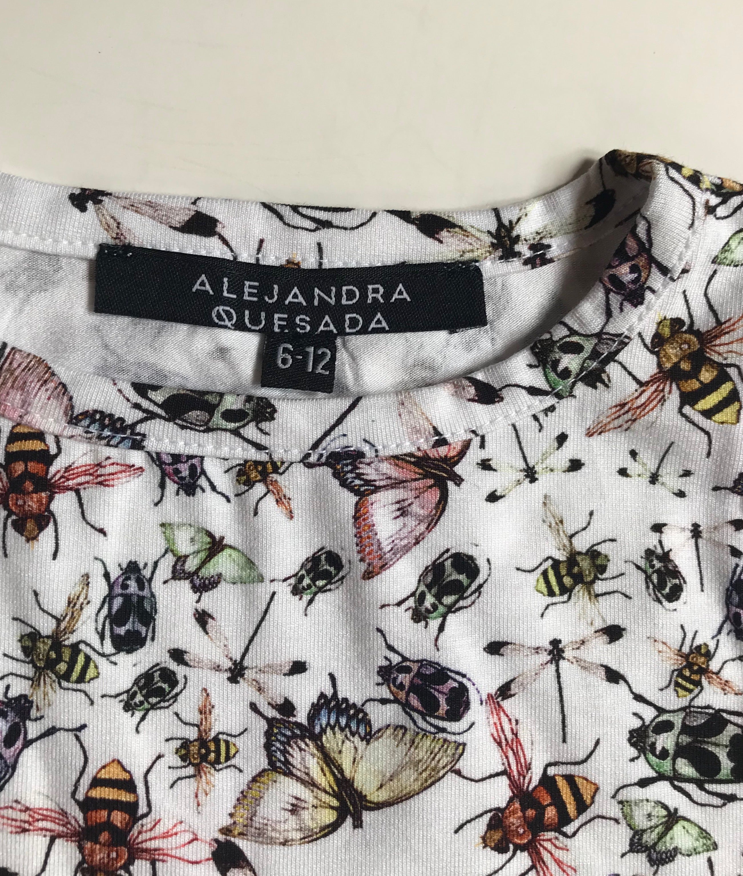 Vestido estampado Insectos