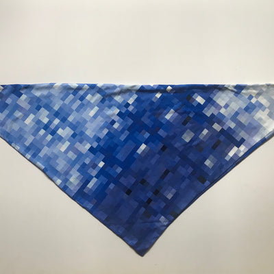 Babero estampado Pixeles azules