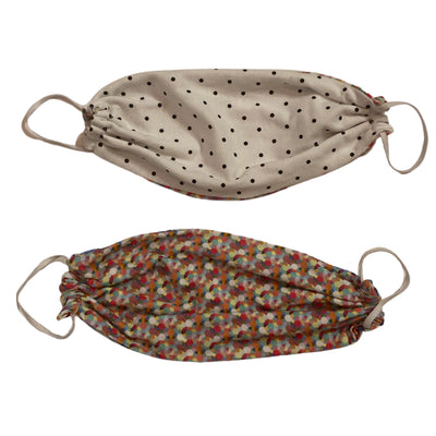 Cubrebocas estampado  Puntos + Penrose T