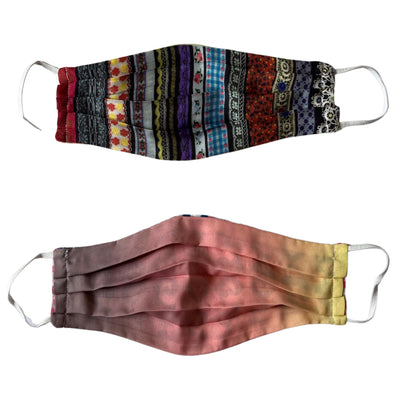 Cubrebocas estampado  Listones 2 + Degradado