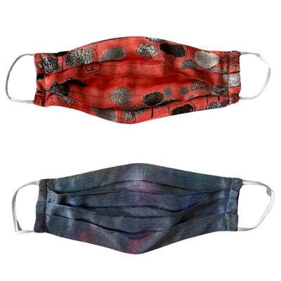 Cubrebocas estampado  Árboles Rosas  + Natalia