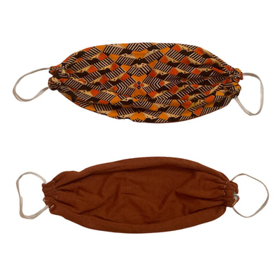 Cubrebocas estampado  Caras + Ladrillo