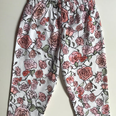 Rose print leggings