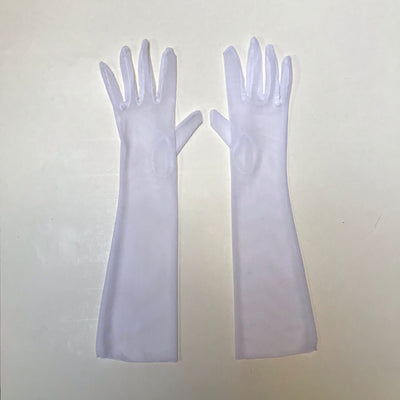 Mesh White Gloves