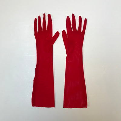 Mesh Red Gloves